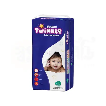 Savlon Twinkle Baby Pant Diaper L 8-15 kg 34 pcs
